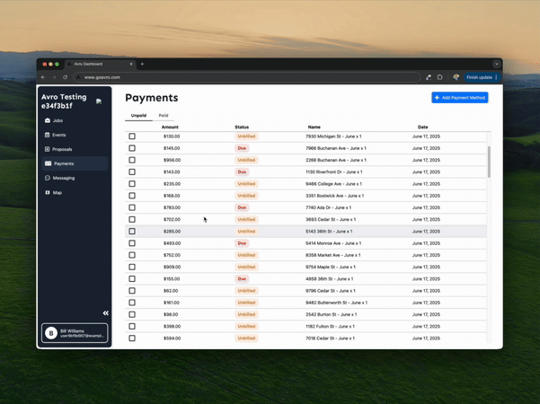 customer portal preview